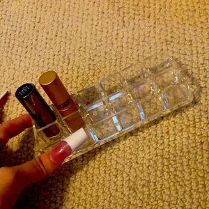 Lipstick organizer.